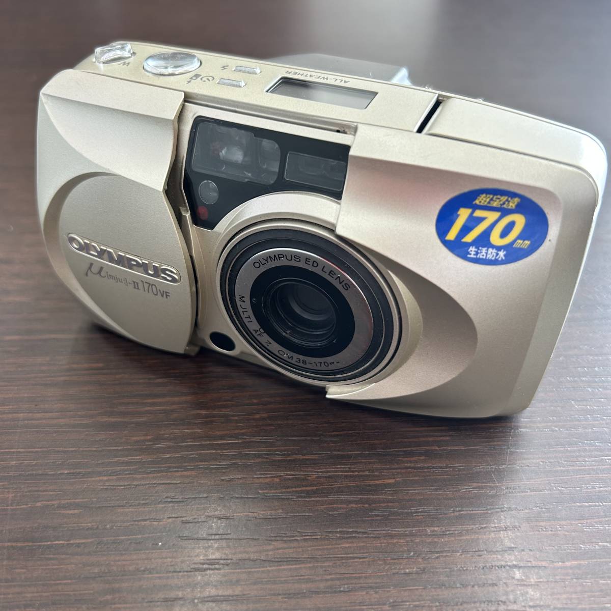  2813A OLYMPUS オリンパス &mu; mju; -II 170 VF PANORAMA コンパクトフィルムカメラ 動作未確認(コンパクトカメラ)｜売買されたオークション情報、yahooの商品情報をアーカイブ公開 - オークファン コンパクトカメラ