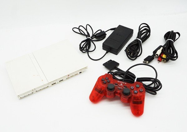 ○【SONY ソニー】PS2本体 SCPH-75000 セラミックホワイト
