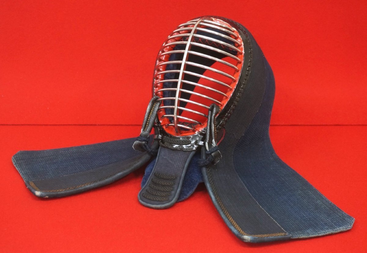 s6590◇面単品◆一般向け◆つむじ67.5cm◆手刺1.2分◆オールチタン面金◆剣道防具