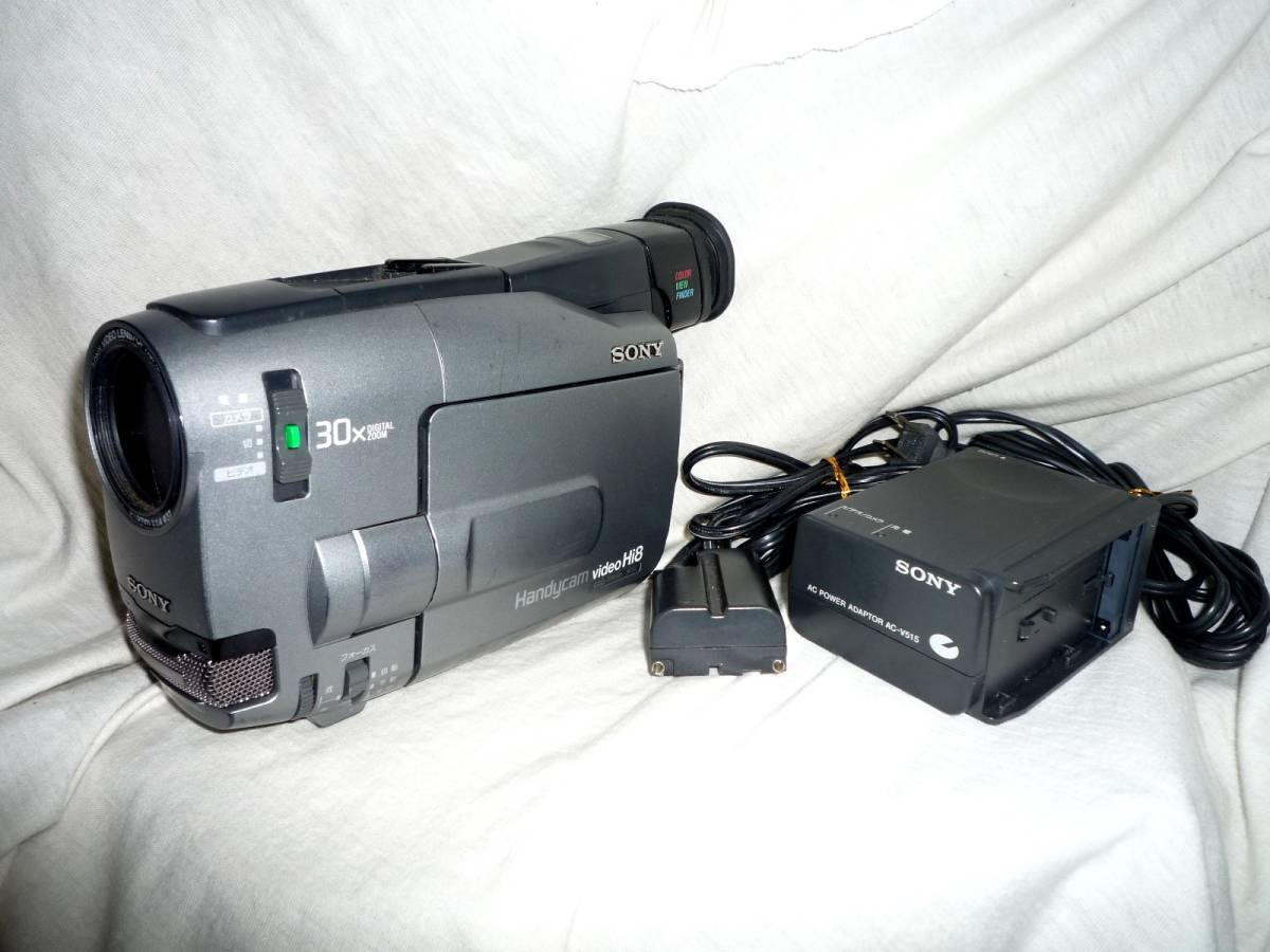 カメラ 【動作確認済】SONY Video Hi8 Handycam 充電器バッテリー付