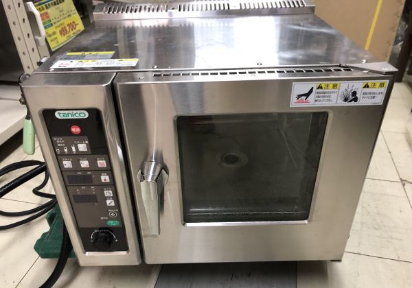 在庫処分　タニコーTSCO-2EB 小型卓上スチームコンベクションオーブン 電気式　管理番号22517984【西濃/一般】