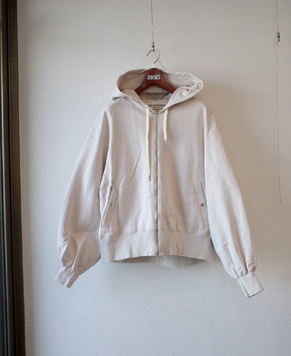 2021AW ネストローブ nest Robe ウール裏毛起毛 フーデッドパーカー F