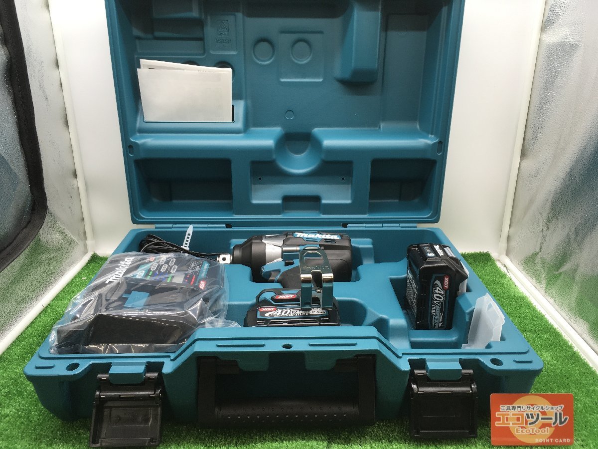 領収書発行可】☆Makita/マキタ 40Vmax充電式インパクトレンチ 2.5Ah 
