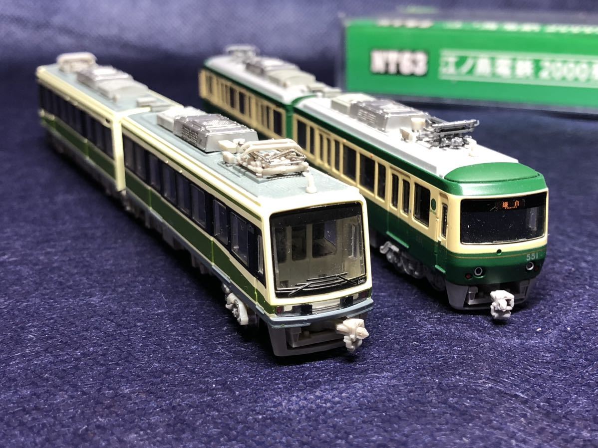 MODEDO モデモ江ノ島電鉄2000形・新500形ジャンク品セット 江ノ島電鉄
