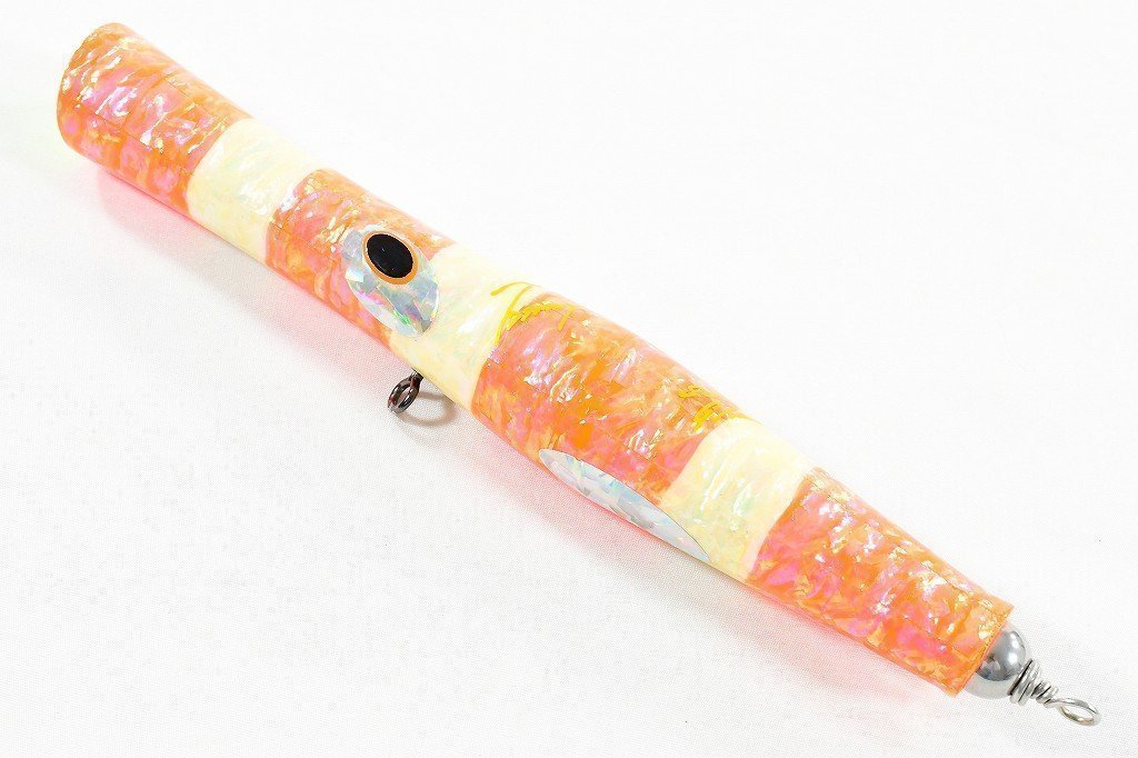 貝田ルアー トランペット230 ピンクアバロン アワビ貼り 貝田ルアー