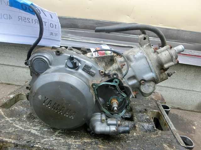 TZR125R 不動エンジン、圧縮低い、ジャンク★4DL、ベルガルダヤマハ