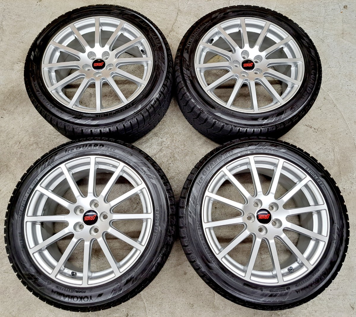 希少】スバル レガシィ STI 純正オプション ホイールタイヤ 2020年