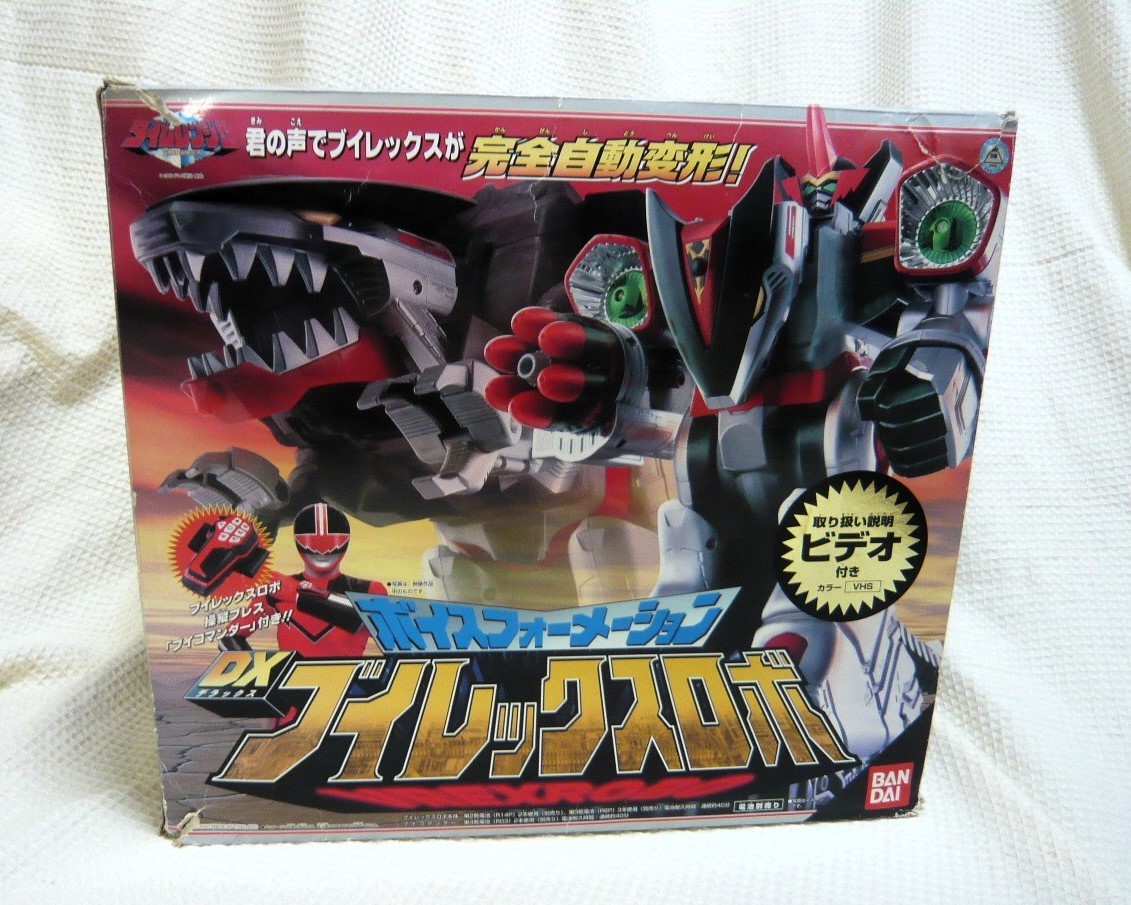 ◆ジャンク◆未来戦隊タイムレンジャー ボイスフォーメーション DXブイレックスロボ BANDAI 