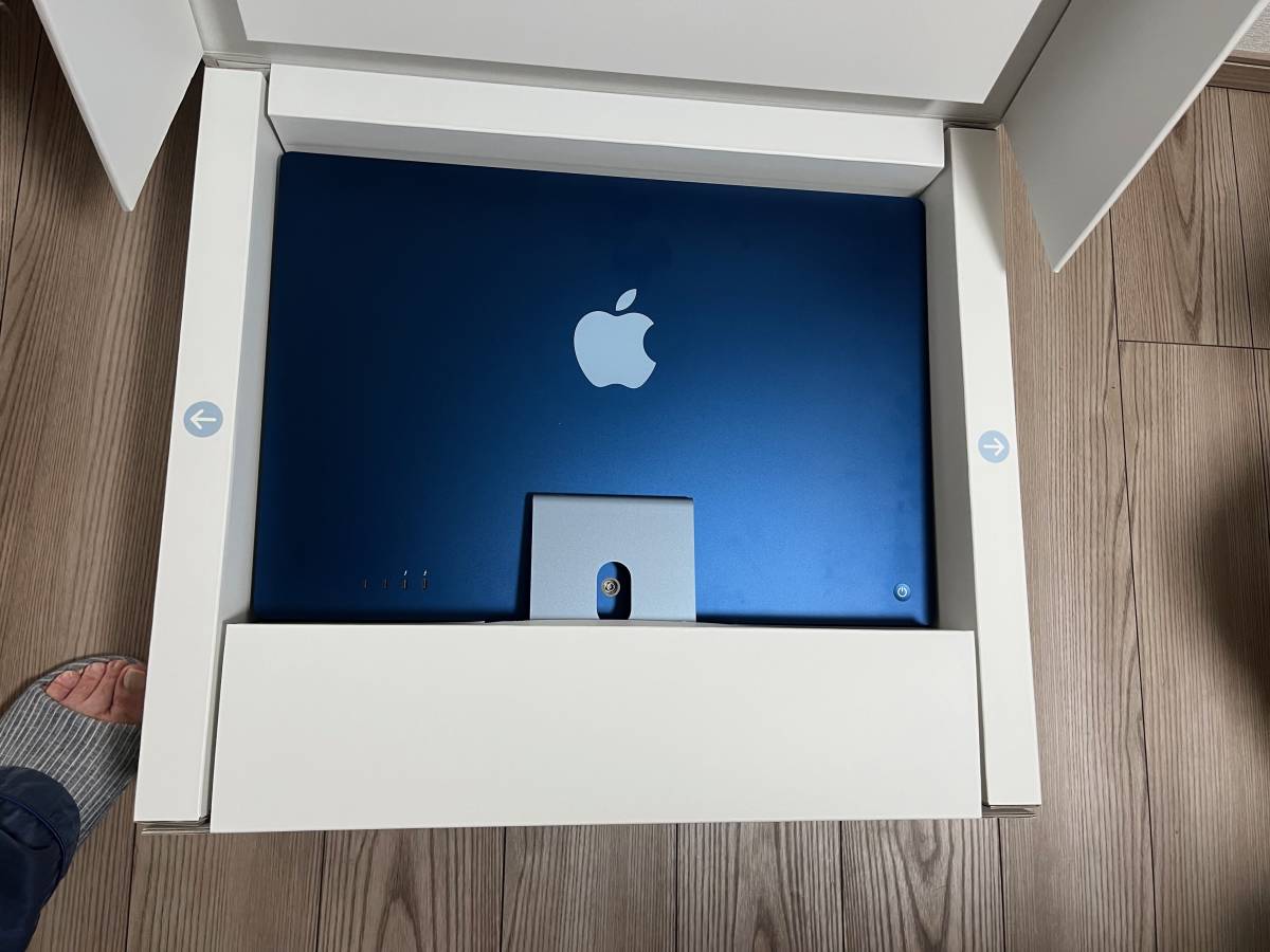 24インチ iMac 4.5K Retinaディスプレイモデル Retina ブルー シルバー 