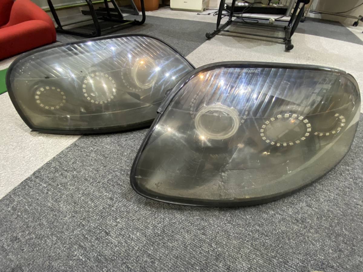 中古品 ジャンク JZA80 80スープラ 後期 ヘッドライト 加工品(ヘッド 