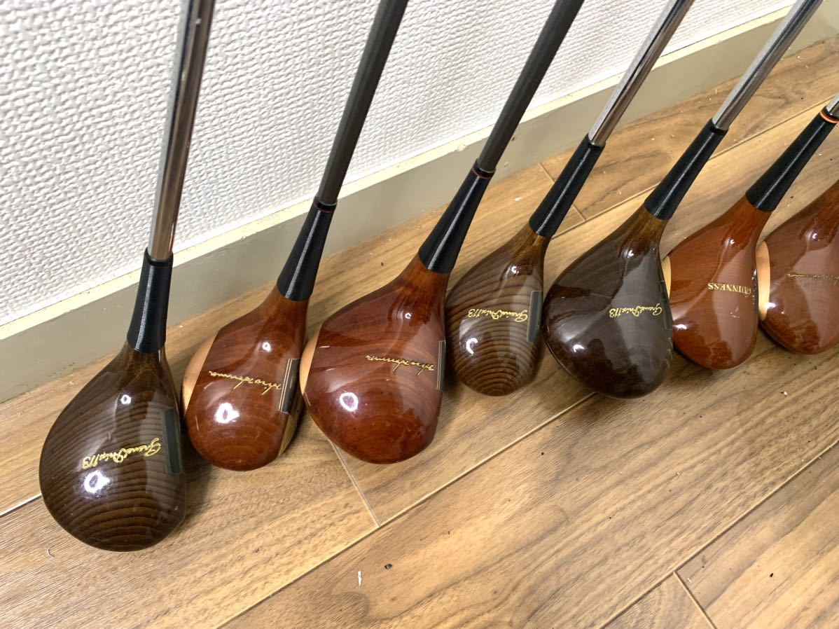 ゴルフクラブ パーシモン 10本セット ドライバー/フェアウェイウッド 