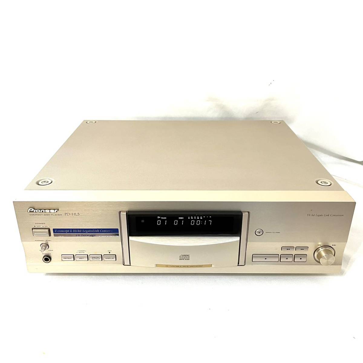 【美品☆動作確認済み】Pioneer パイオニア ターンテーブル式 CDプレーヤー PD-HL5