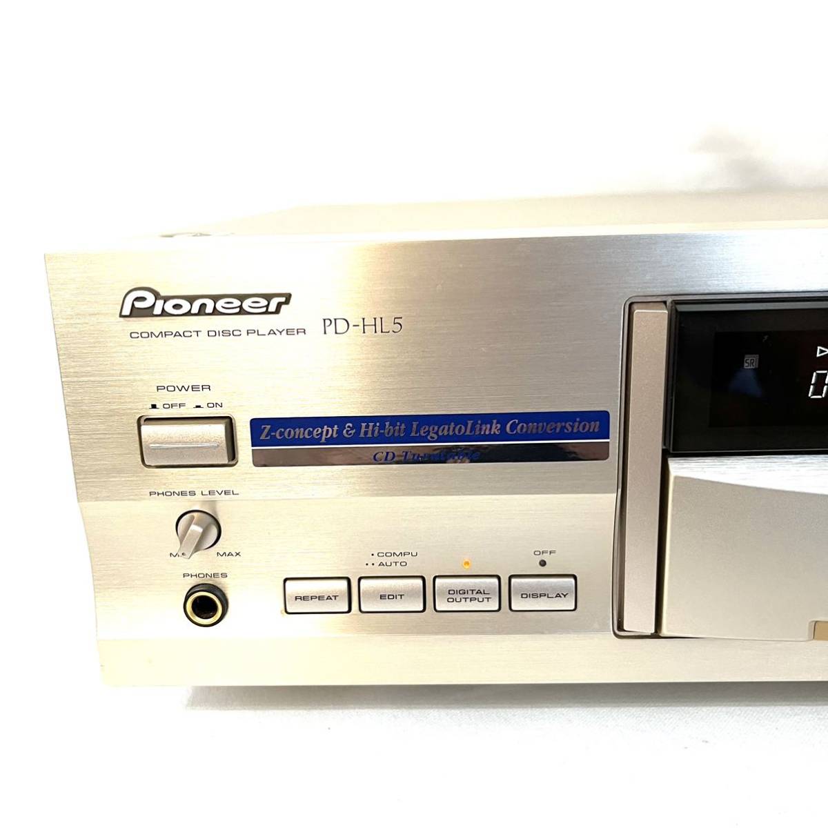 【美品☆動作確認済み】Pioneer パイオニア ターンテーブル式 CDプレーヤー PD-HL5