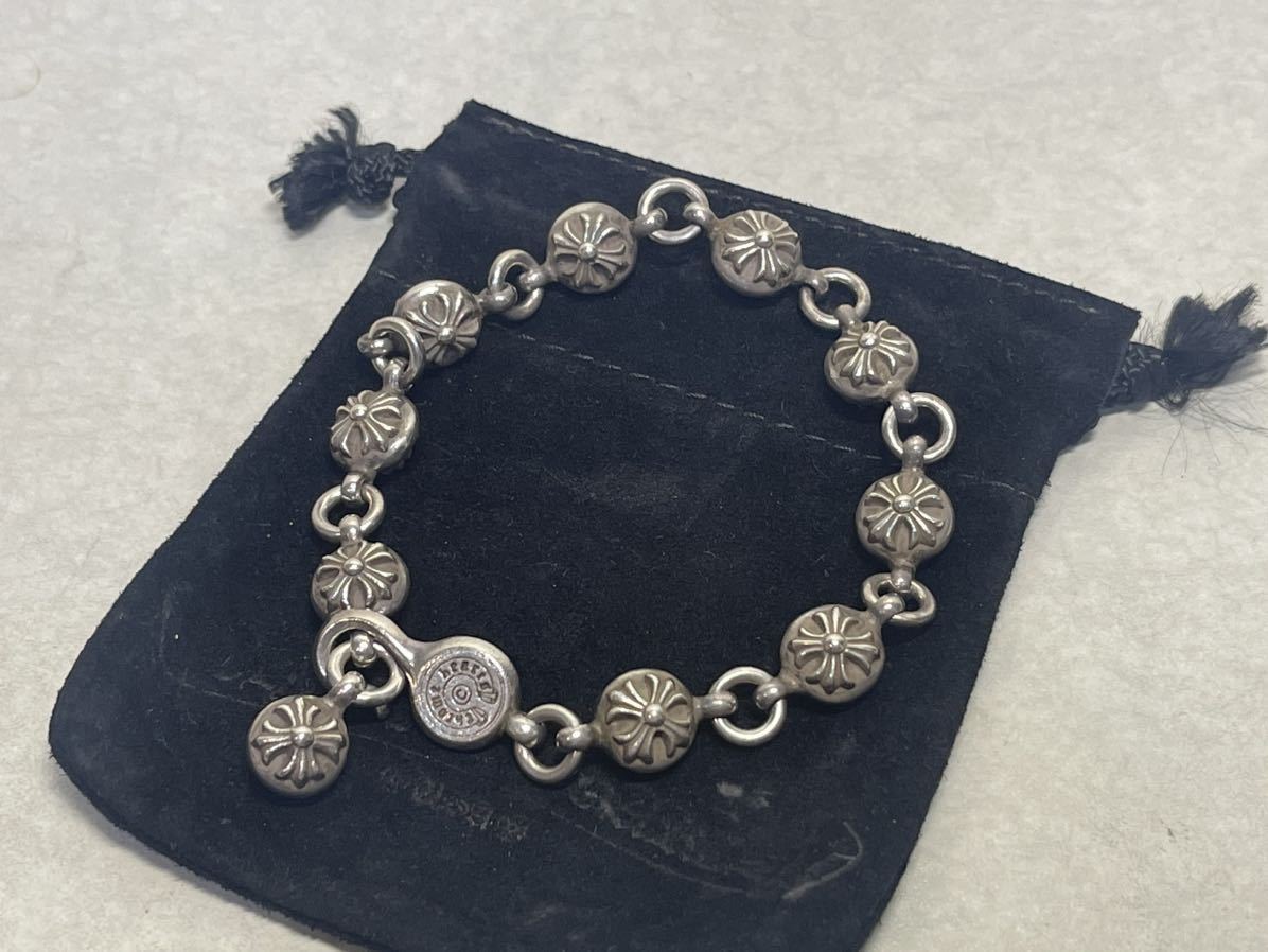 CHROME HEARTS クロムハーツ No.2 Ball クロスボールブレスレット 国内正規 インボイス付