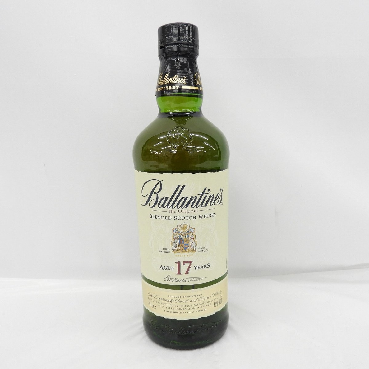 1円～【未開栓】Ballantine's バランタイン 17年 ベリーオールド 陶器