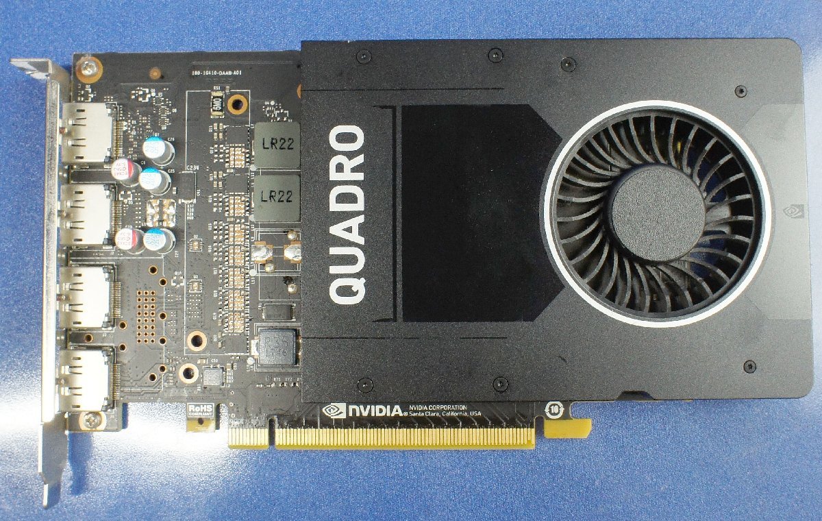 出力OK】 グラフィックボード NVIDIA Quadro P2000 ビデオ カード
