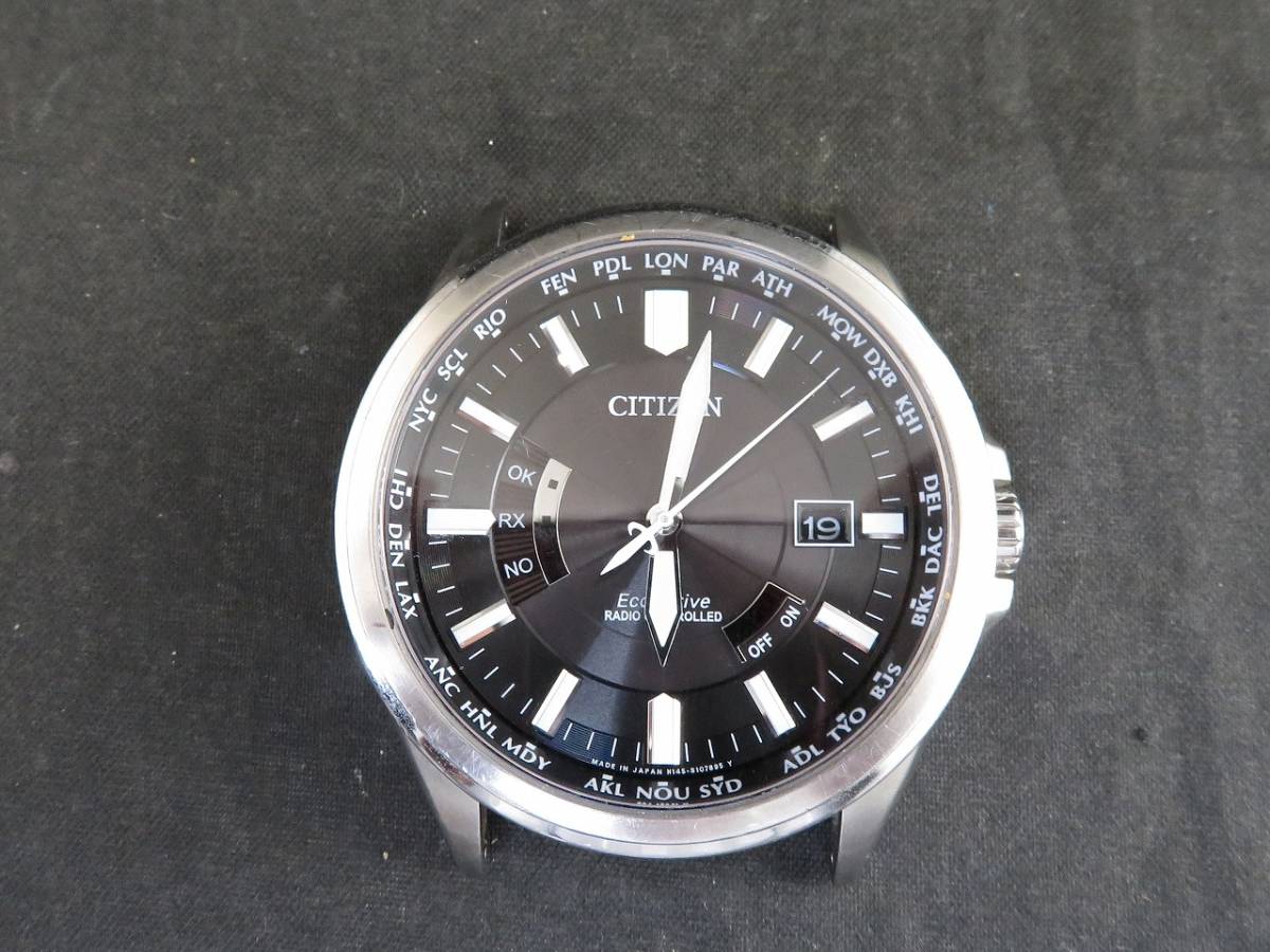 CITIZEN シチズン Eco-Drive エコドライブ 腕時計 H145-S073545 電波 