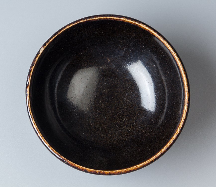 【得価，新品】 【五】黒釉碗