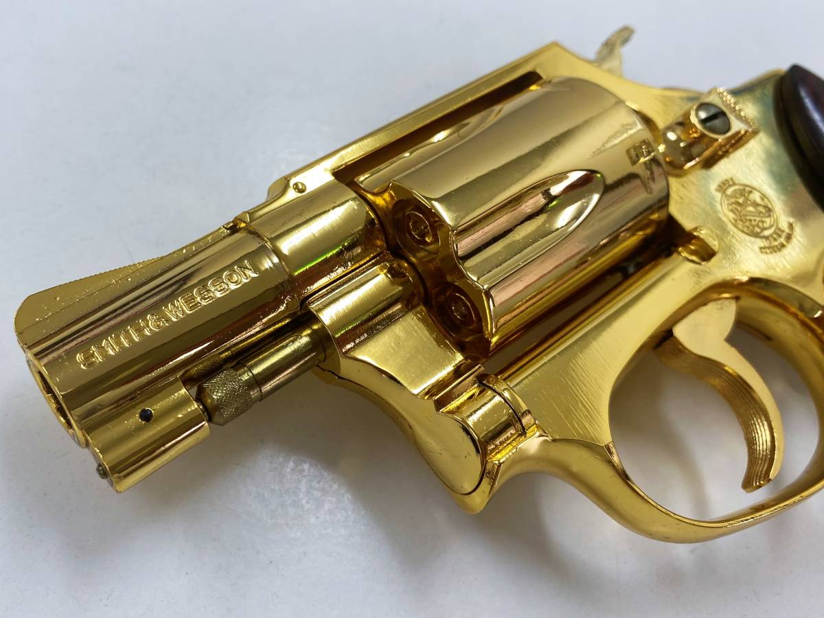 KOKUSAI 】 コクサイ スミス&ウェッソン M-36 GOLD(24K) モデルガン