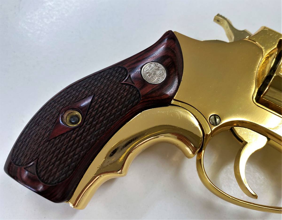 KOKUSAI 】 コクサイ スミス&ウェッソン M-36 GOLD(24K) モデルガン