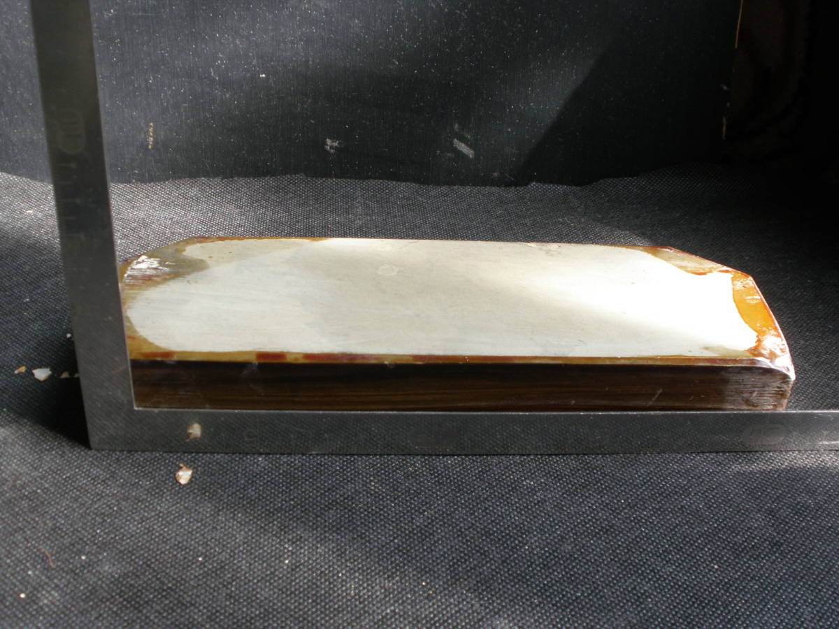 手引きの古い産地不明の仕上砥石 約 205 x 70 x 30 mm