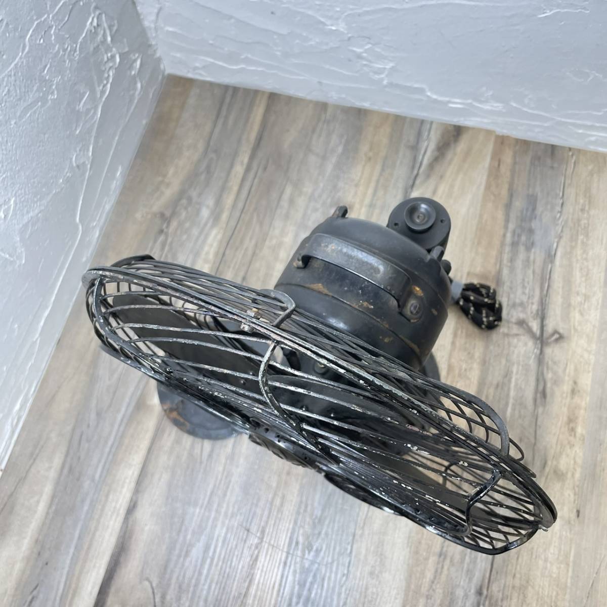 H14若】☆【現状出品】☆レトロ扇風機 芝浦 Shibaura ELECTRIC FAN