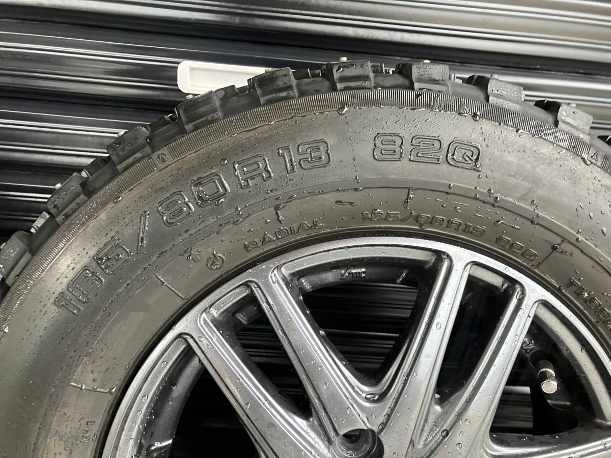 ADVAN IT 14 PCD100 4穴 165 80 R13 82Q WINTER RALLY タイヤ 