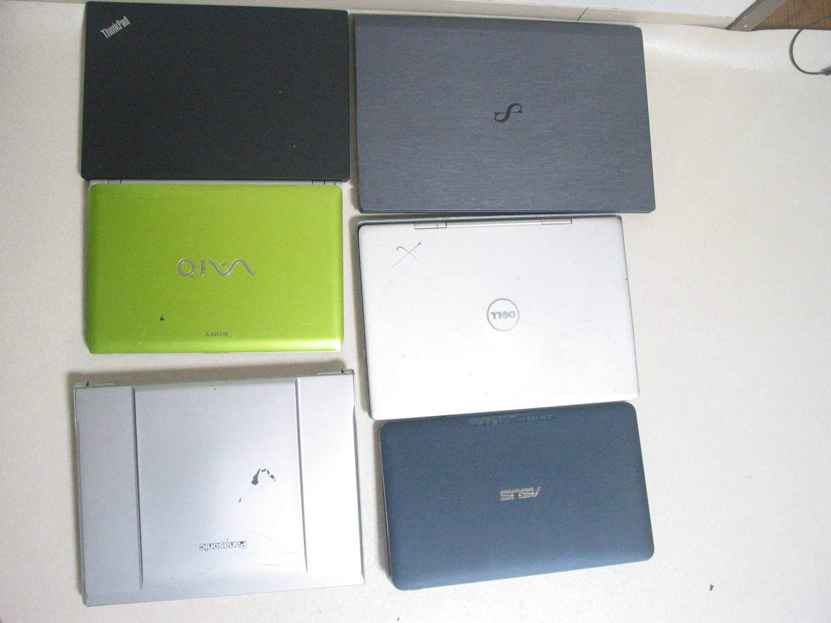 ■　ノートパソコン6台　ジャンク