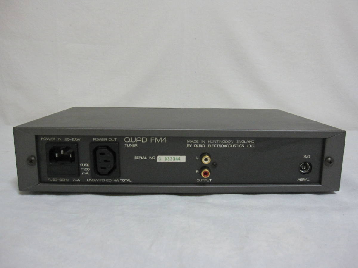 FM4 QUAD クォード 通電確認済 FMチューナー QUAD FM4