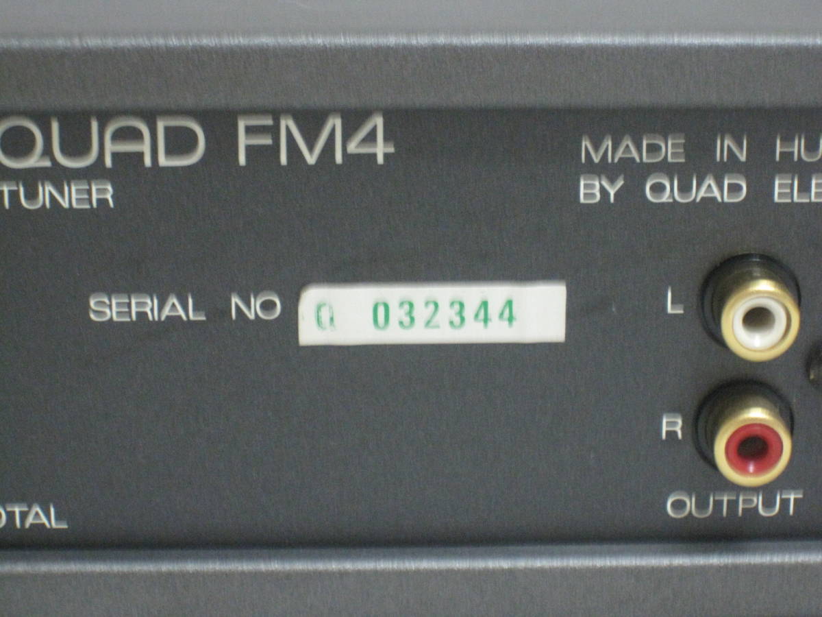 FM4 QUAD クォード 通電確認済 FMチューナー QUAD FM4
