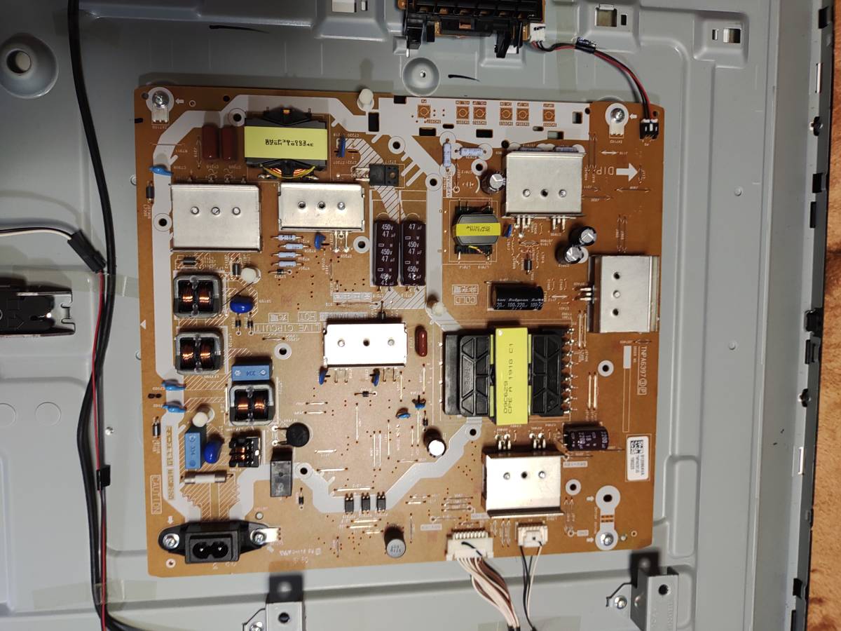 Panasonic TH43GX-750 本体ジャンク(電源基板、映像基板、T-CON基板