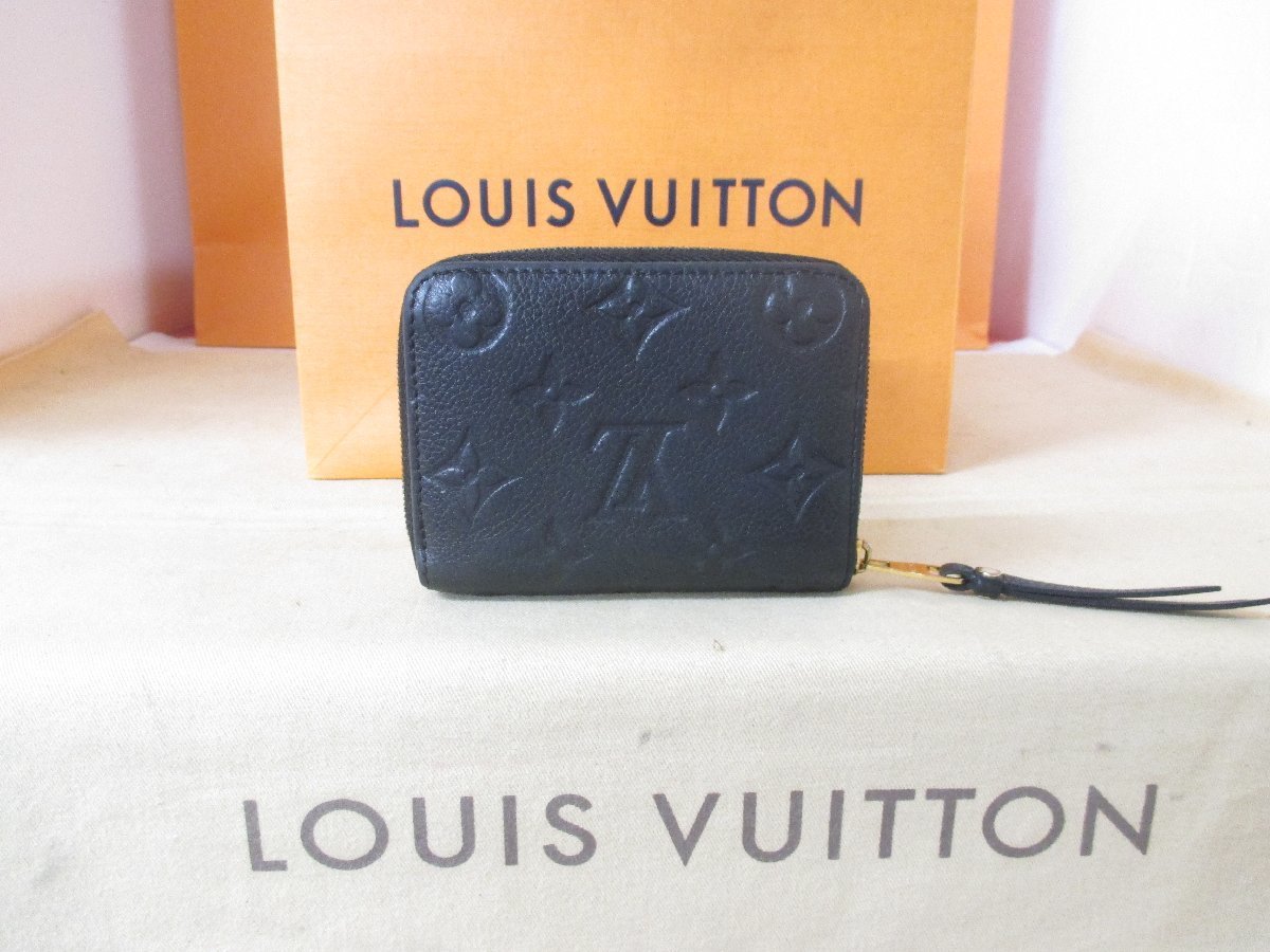 本物保証【即決で送料無料】黒/アンプラント/ジッピーコインパース/コインケース/財布/小銭入れ/M60574/ノワール/ヴィトンの正規品
