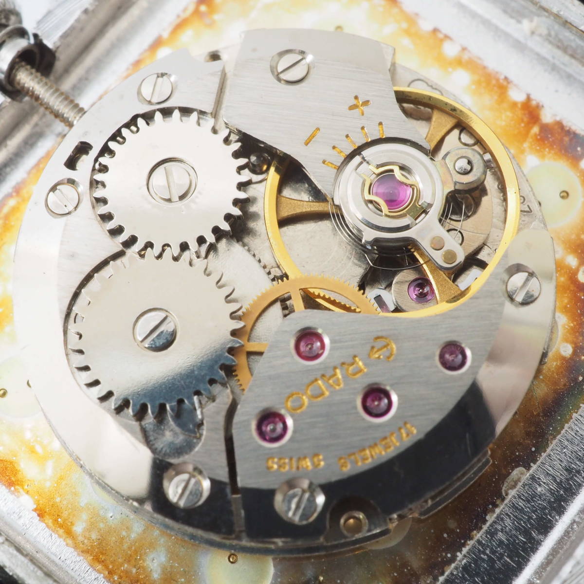 銀無垢 ラドー エレガンス RADO Elegance 手巻き SV925 シルバー 革 