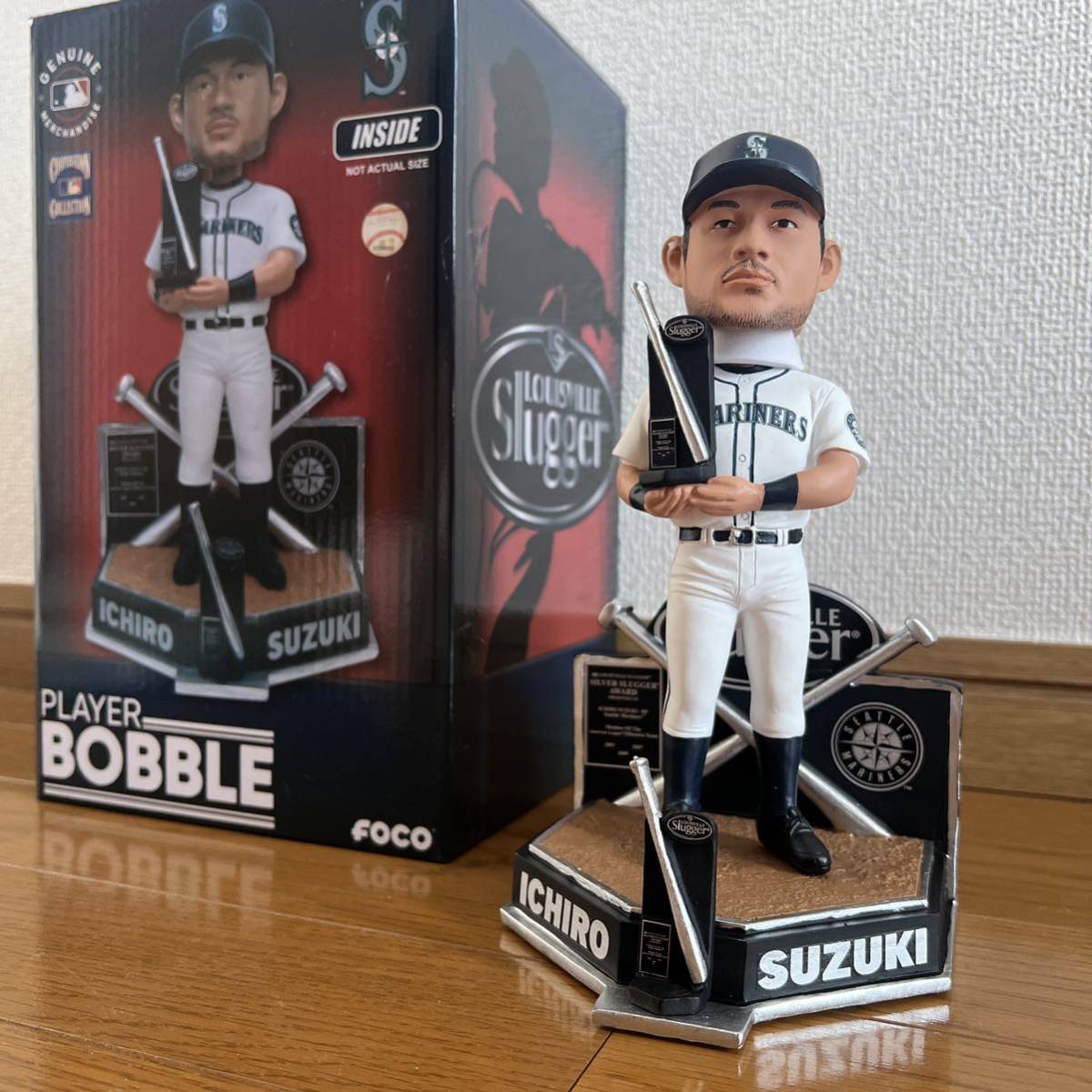 96個限定 / シリアルナンバー51 イチロー シルバースラッガーボブルヘッド MLB マリナーズ