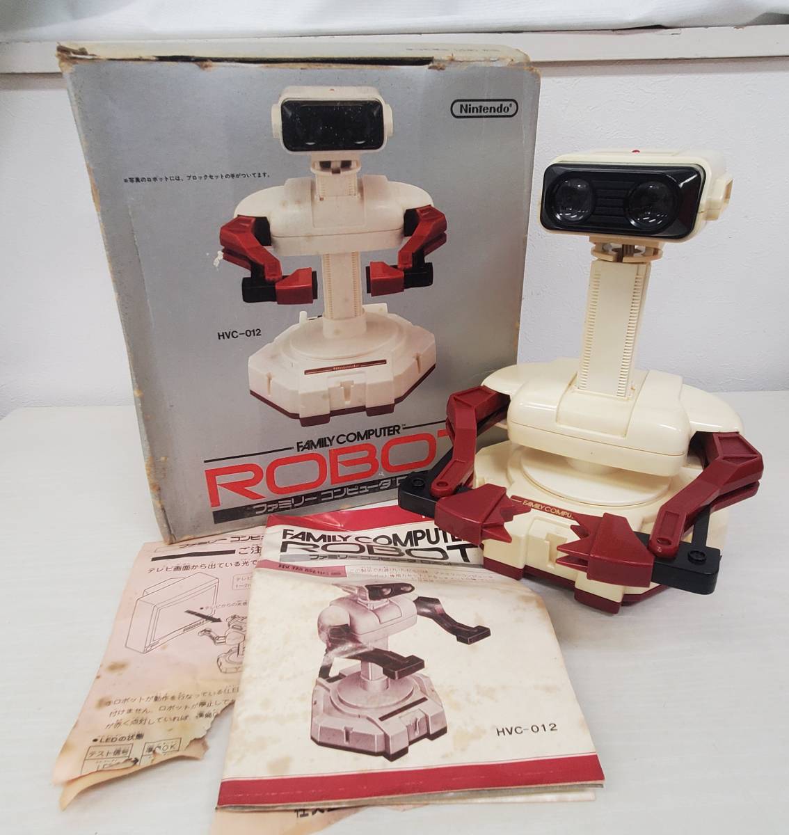 0922-201□任天堂 ファミリーコンピュータ ロボット FC HVC-012 箱説 