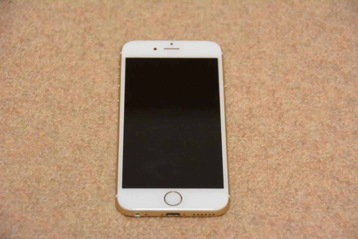 iPhone 6s 64GB ゴールド SIMフリー MKQQ2J/A au版 判定〇 最大容量89
