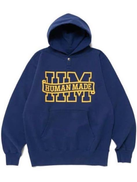 2025，格安 正規品 美品 HUMAN MADE SNAP HOODIE パーカー Mサイズ 