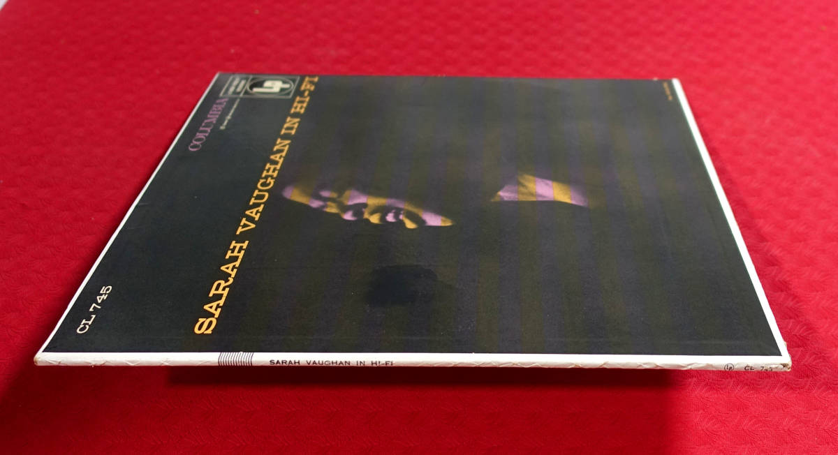 お取り置き US Columbia CL 745 オリジナル 6EYES Sarag Vaughan in HI-FI DG