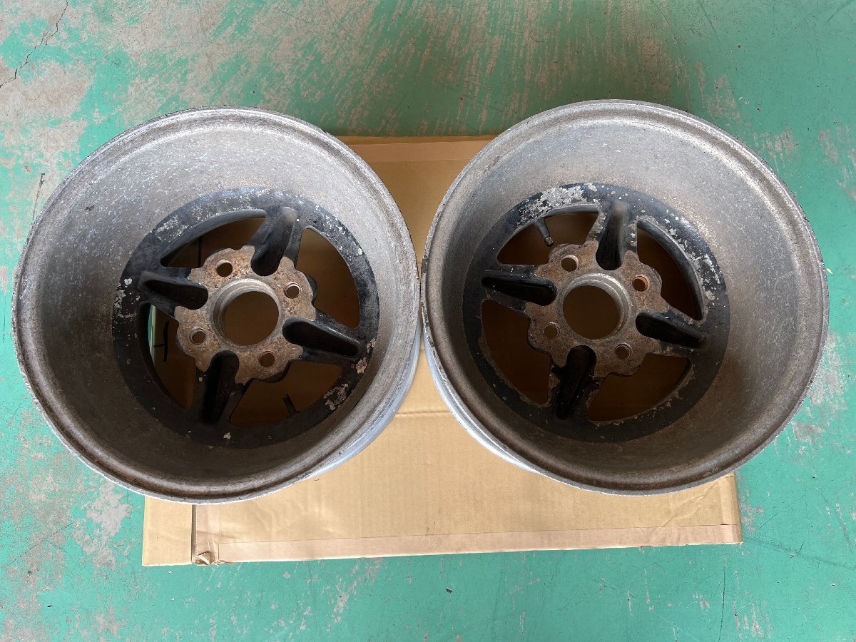 深リム 当時物 旧車 WORK EQUIP ワーク エクイップ 13インチ 7J+4 7.5