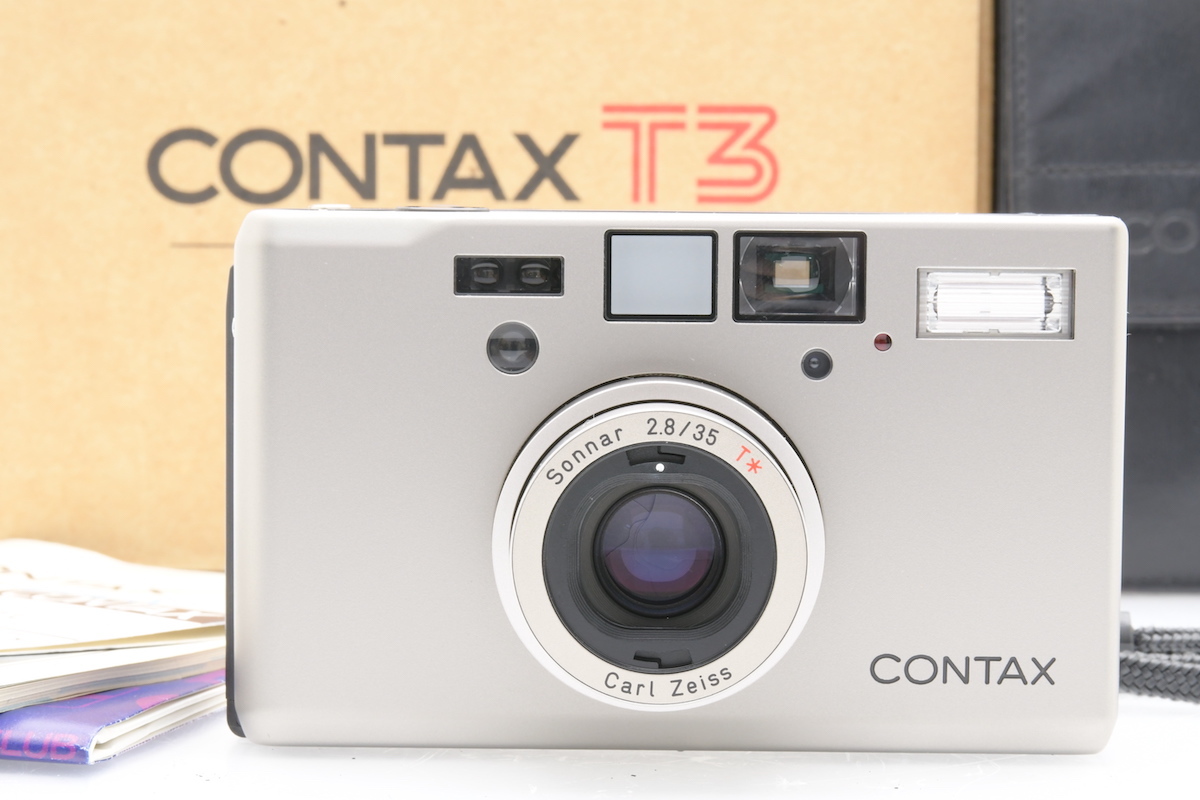 CONTAX T3 Carl Zeiss Sonnar 35mm 前期タイプ CONTAX T3 前期 シルバー / Carl Zeiss Sonnar 35mm F2.8 T