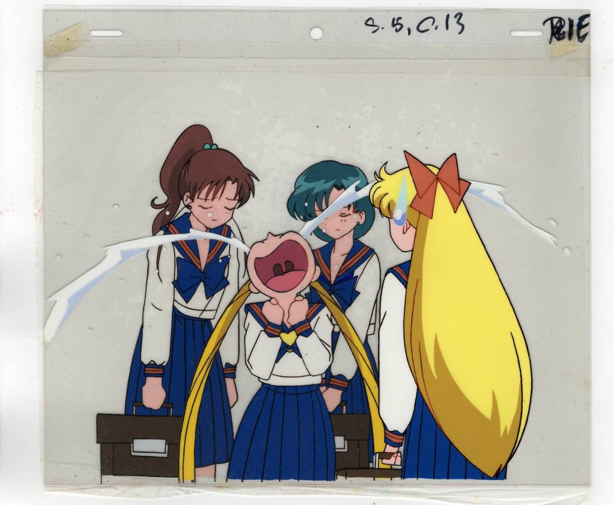 セーラームーン セル画⑯ うさぎ まこと 亜美 美奈子(セーラームーン