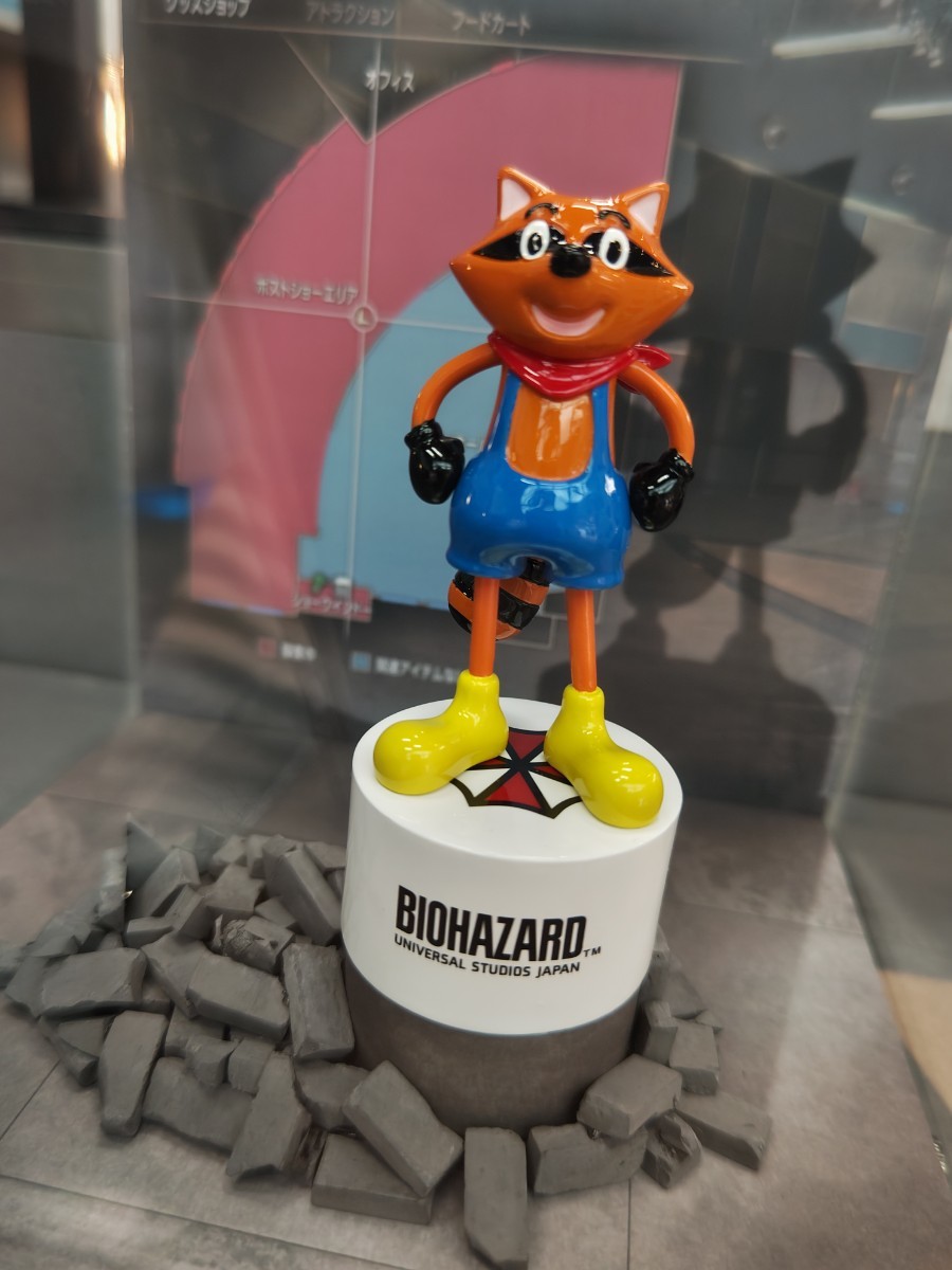 USJ バイオハザード ハロウィン ホラーナイト 2023 ラクーン君  