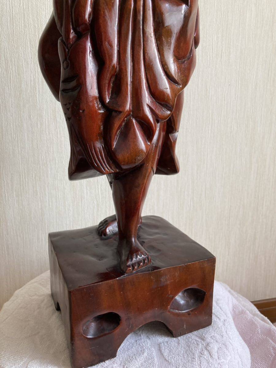 福祿寿 中国美術 高さ16cm 石彫刻 置物 古美術 骨董品 中国 清時代