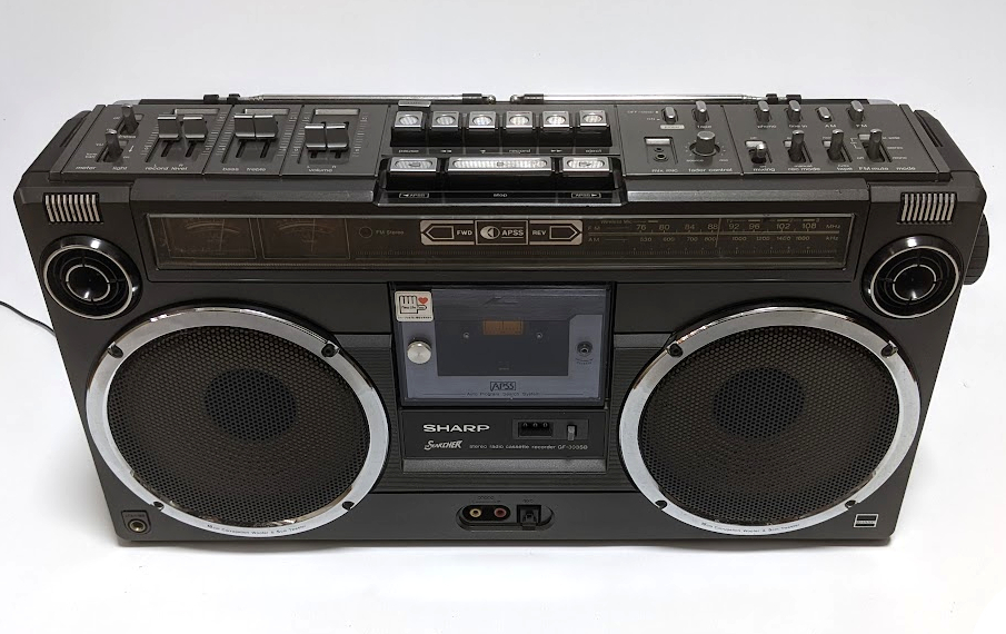 シャープ GF-303SB 希少SHARP ラジオ付 ステレオテープレコーダー