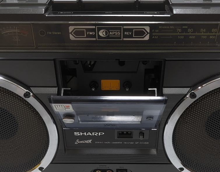 ラジカセSHARP [THE SEARCHER GF-303SB【通電動作確認】 Yahoo