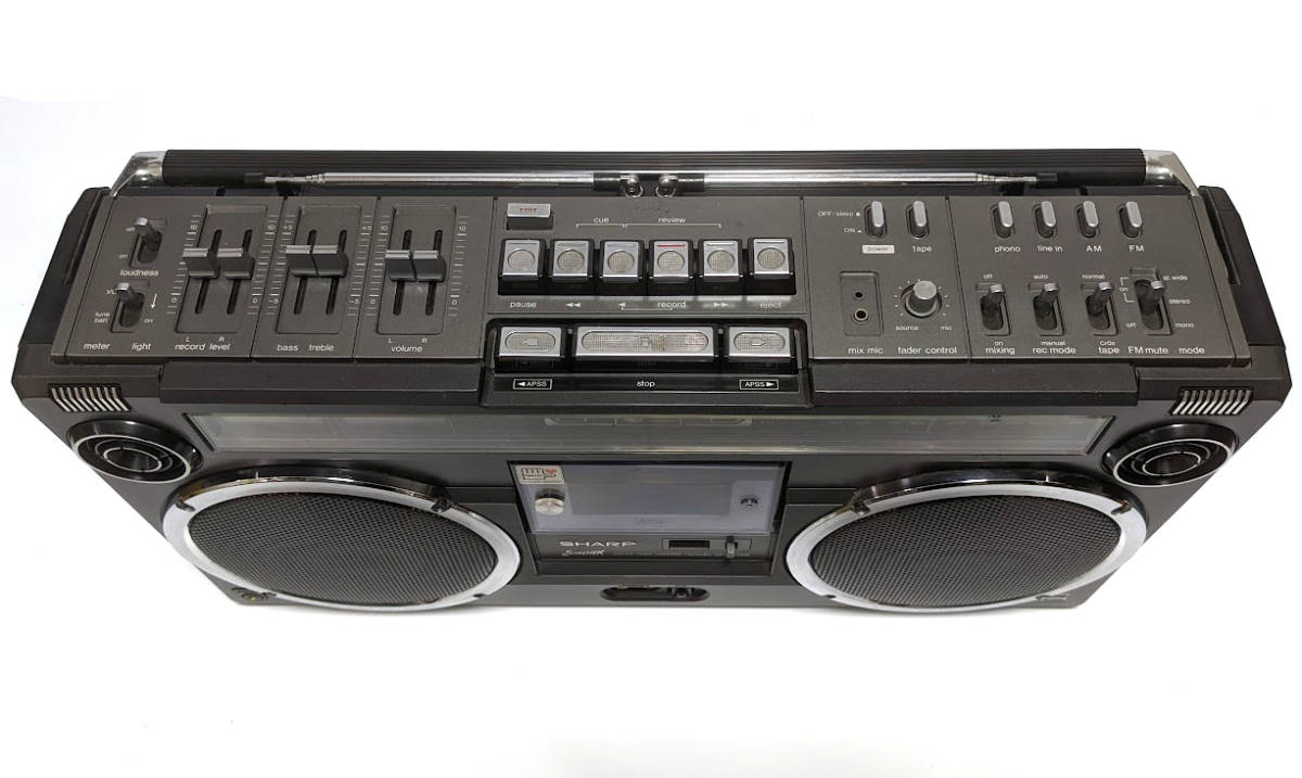 シャープ GF-303SB 希少SHARP ラジオ付 ステレオテープレコーダー