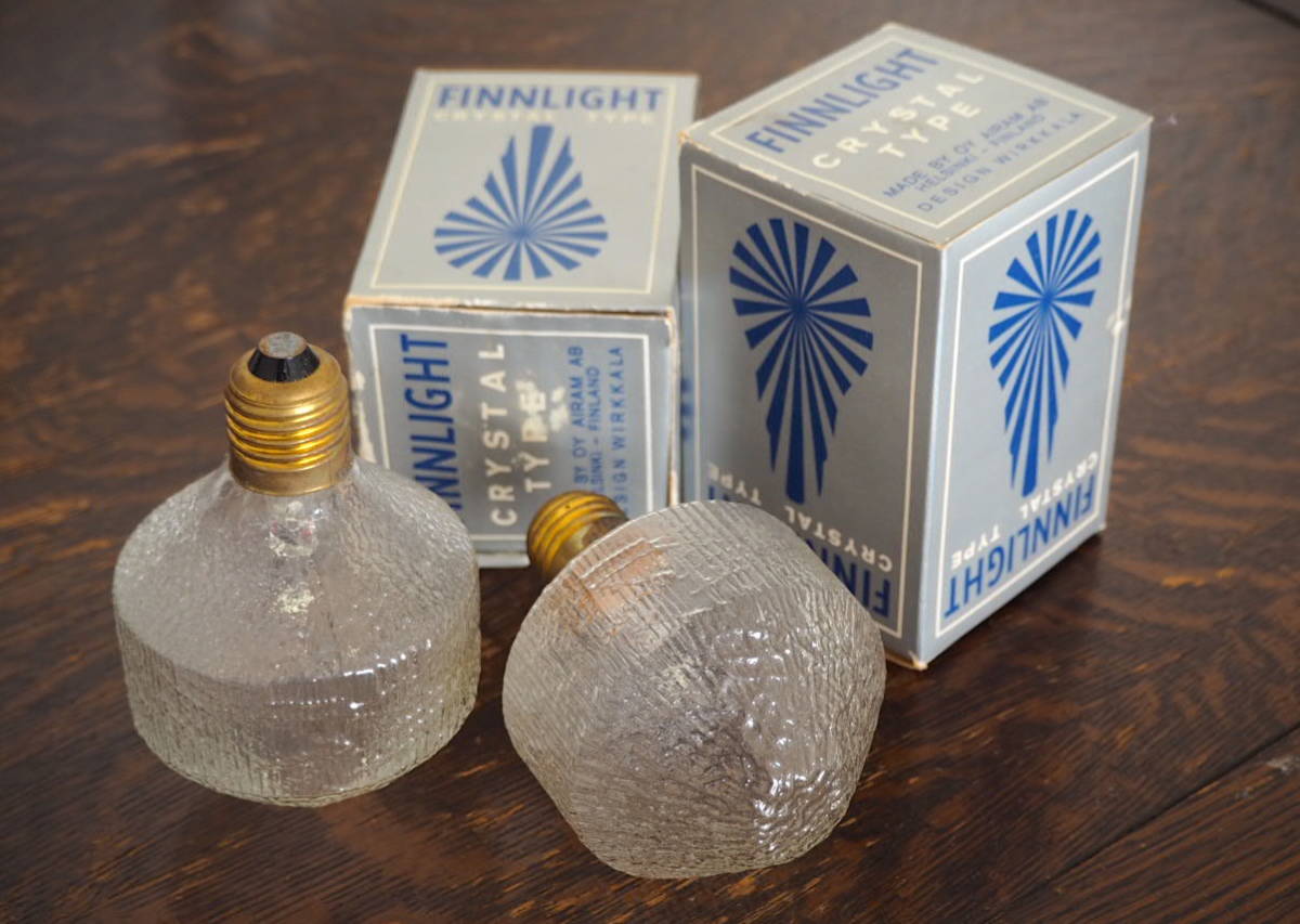 FINNLIGT電球×2☆タピオ・ヴィルカラのデザイン☆デッドストック品