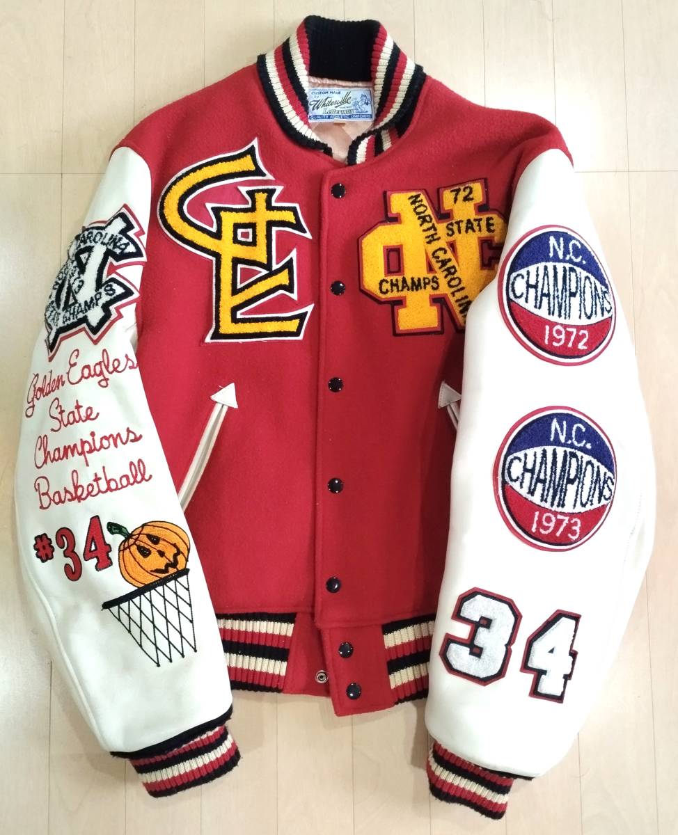 スタジャン WHITESUILLE 40 スタジャン アワードジャケット JACKET 