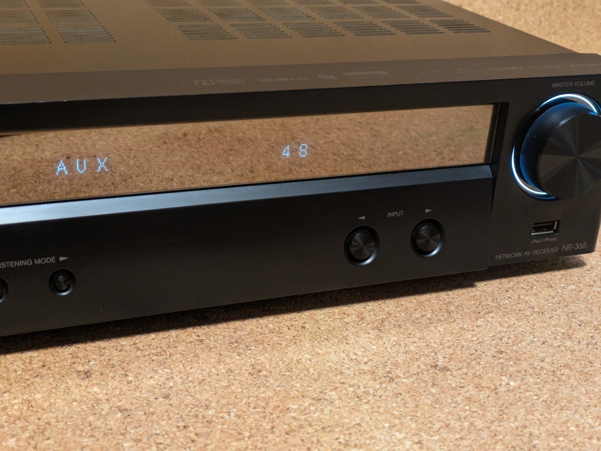 ONKYO ネットワークAVレシーバー NR-365 動作確認済み　オンキョーリモコン欠品