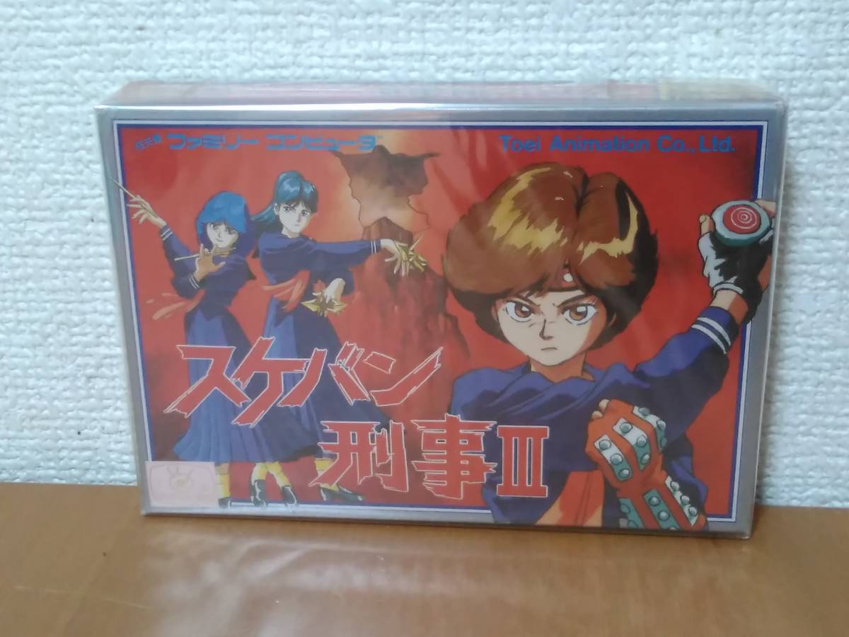 【FC】 スケバン刑事Ⅲ 動作確認済み 箱付き 説明書付き ファミコンソフト ファミコンカセット